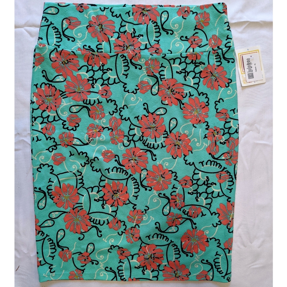 NWT LuLaRoe Cassie Skirt - Teal